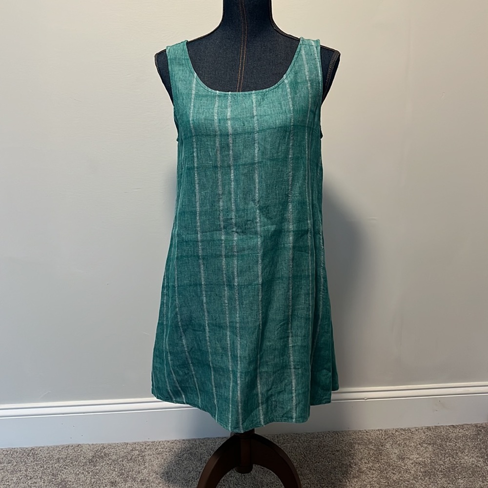 Chalet made in the USA linen tunic dress size small